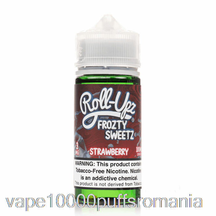 Vape Romania Gheata De Capsuni - Roll-upz Suc - 100ml 6mg